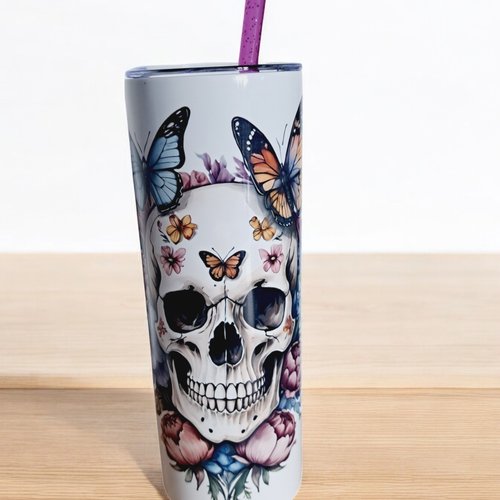 Gobelet isotherme 20 oz (590 ml) /tumbler - tête de mort
