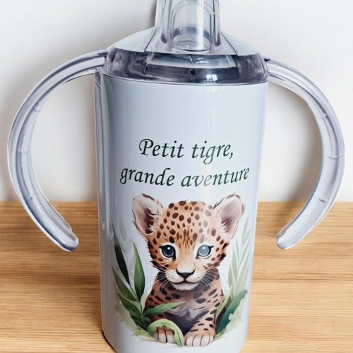 Gobelet évolutif isotherme pour bébé et enfant - tigre