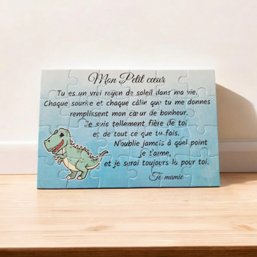 Puzzle "a mon petit-fils"