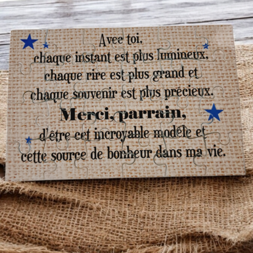 Puzzle "sœur" - 24 pièces avec pochon - sœur - surprise - anniversaire - noel - cadeau sœur