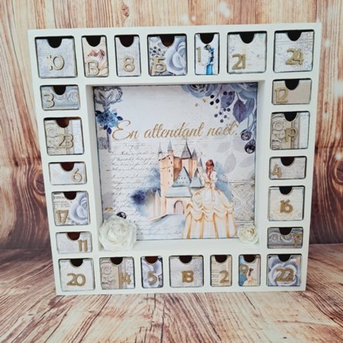 Calendrier de l'avent en bois - inspiration harry potter