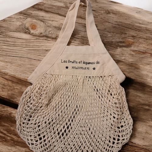 Sac filet " les fruits et légumes de maman"
