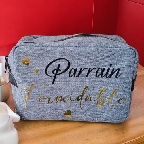 Trousse de toilette homme "parrain"