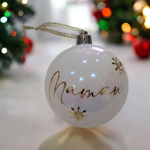 Boule de noël personnalisée – déstockage
