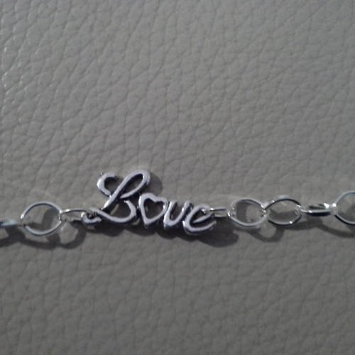 Bracelet argenté love