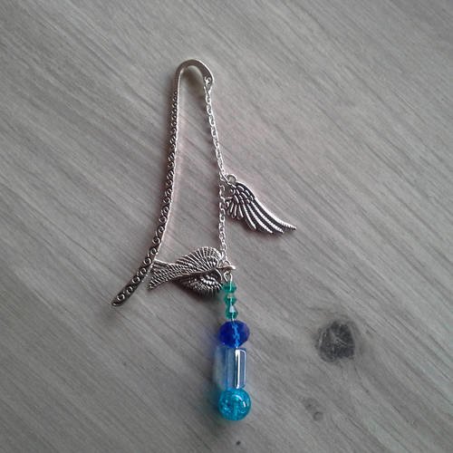 Marque page metal argenté so chic