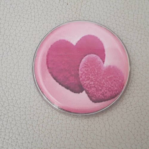 Broche badge coeur amour passion