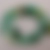 Bracelet fil mémoire de forme ton de vert