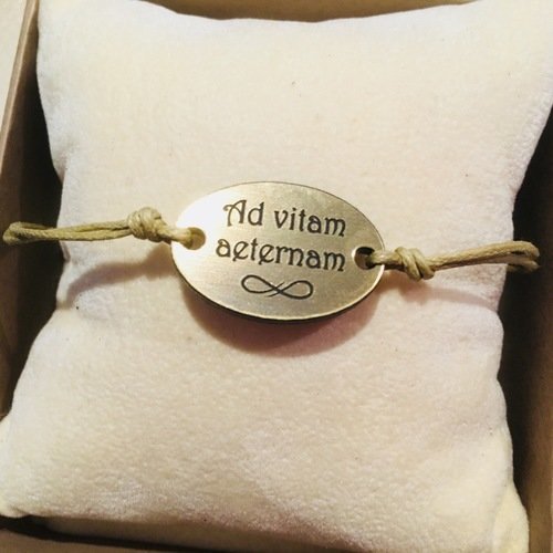 Bracelet gravé ad vitam aeternam 
