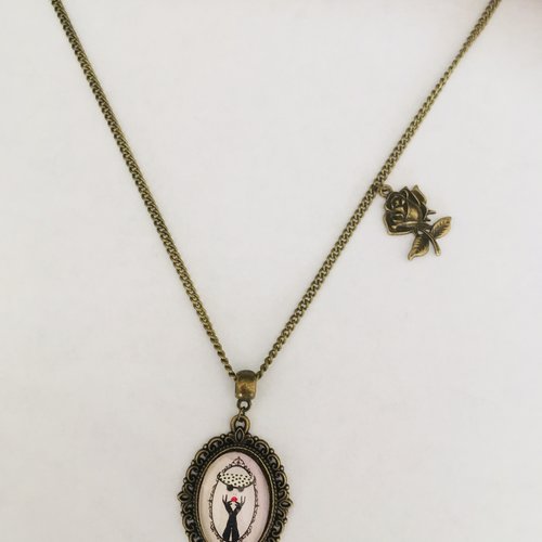 Sautoir style baroque chic 