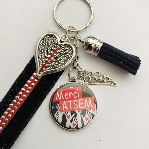 Porte clés maîtresse atsem cadeau fin année