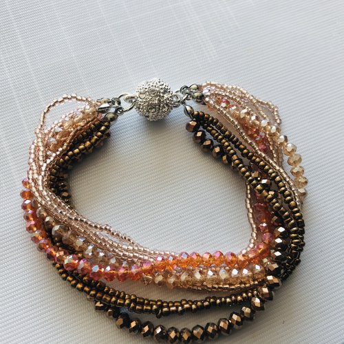Bracelet perles cristal