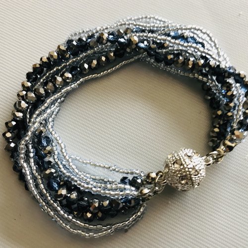 Bracelet perles cristal