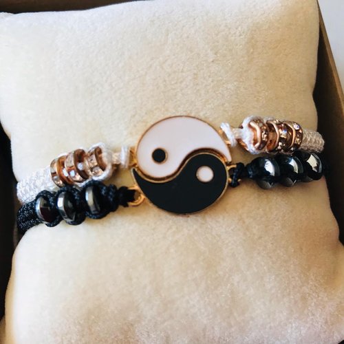 Bracelets duo ying et yang