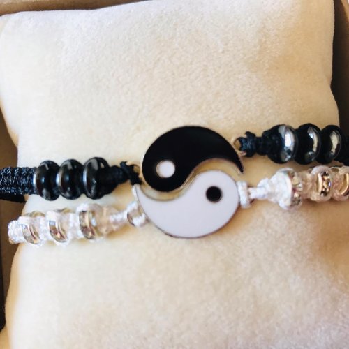 Bracelets duo ying et yang