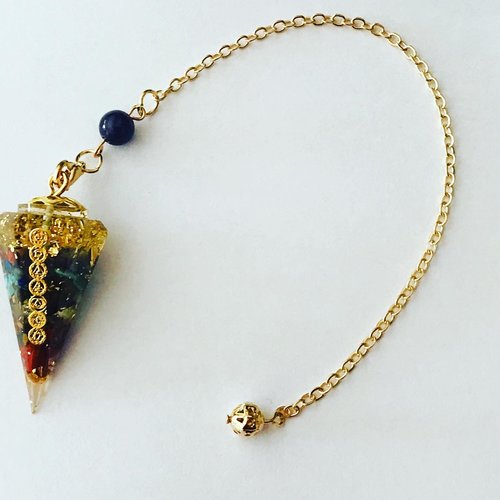 Pendule pierre 7 chakra