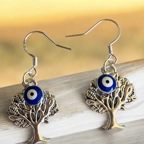 Boucles d oreille protection porte bonheur