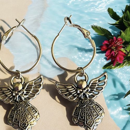 Boucles d oreille protection porte bonheur