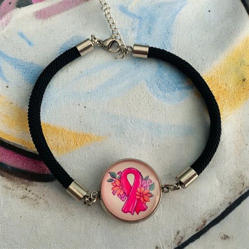 Octobre rose bracelet