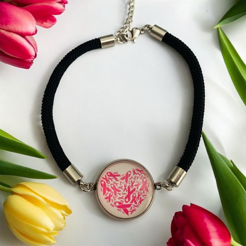 Octobre rose bracelet