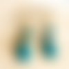 Boucles d oreille turquoise