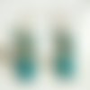 Boucles d oreille turquoise
