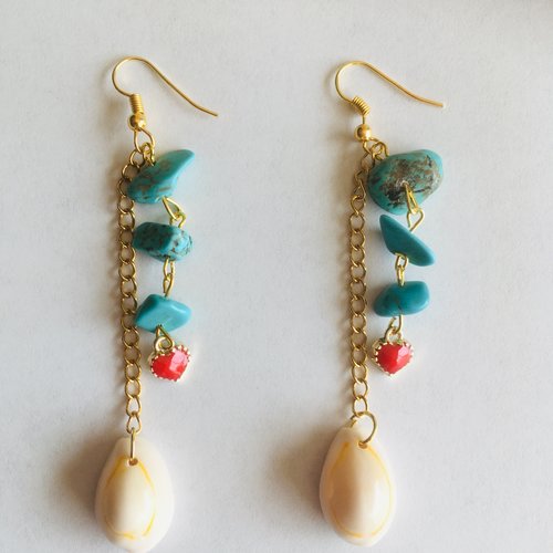Boucles d oreille coquillage 