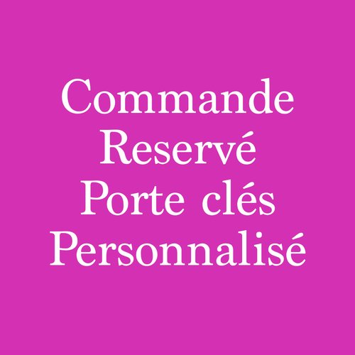 Commande réservé 