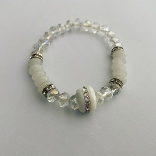 Bracelet de perles cristal