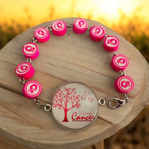 Octobre rose bracelet