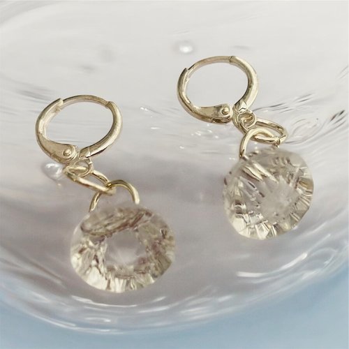 Boucles d oreille cristal
