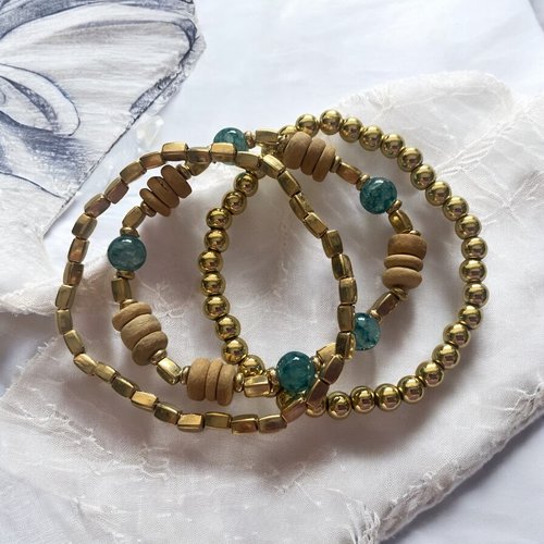 Bracelets élégance trio
