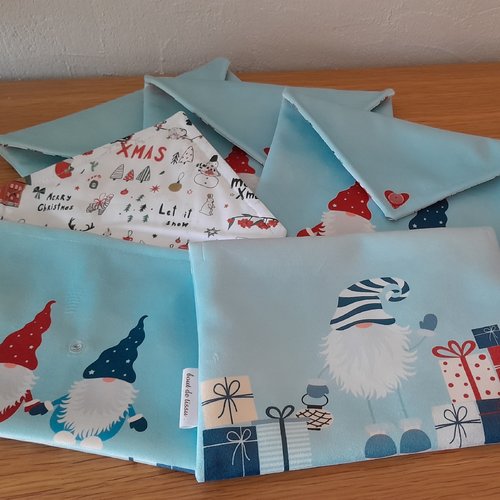 Enveloppe à cadeau en tissu velours