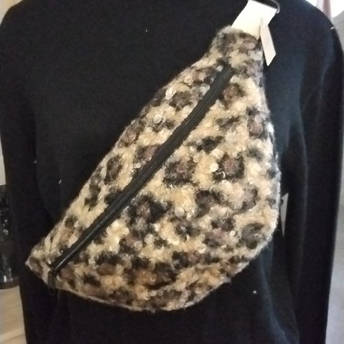 Sac banane léopard