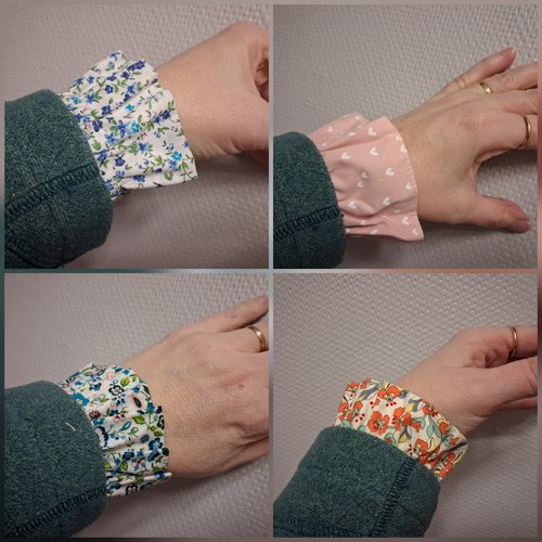 Col et manchettes amovible