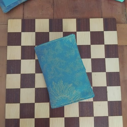 Etui pour jeu de tarot en textile upcyclé