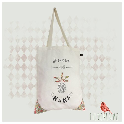 Tote bag super nana édition limitée