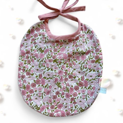 Bavoir bébé 0-6mois liberty intemporel