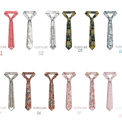 Cravate classique homme