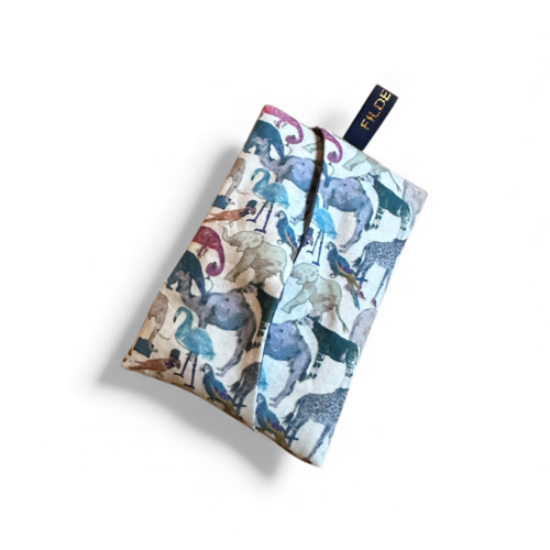 Petit étui a mouchoirs liberty z’animaux, cars et compagnie…