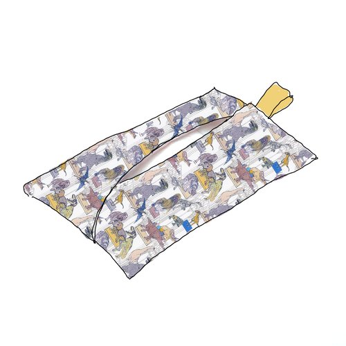 Petit étui a mouchoirs liberty z’animaux, cars et compagnie…