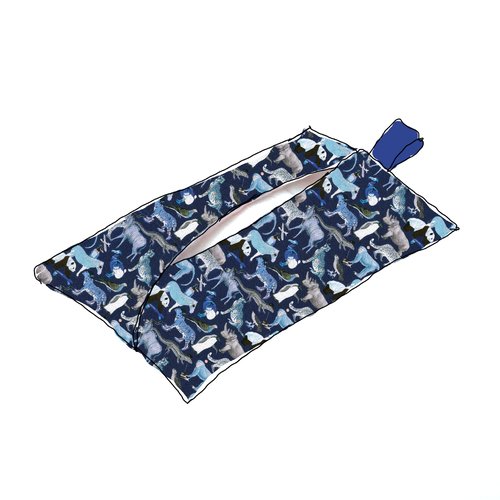 Petit étui a mouchoirs liberty z’animaux, cars et compagnie…