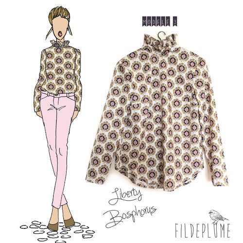Blouse femme liberty intemporel