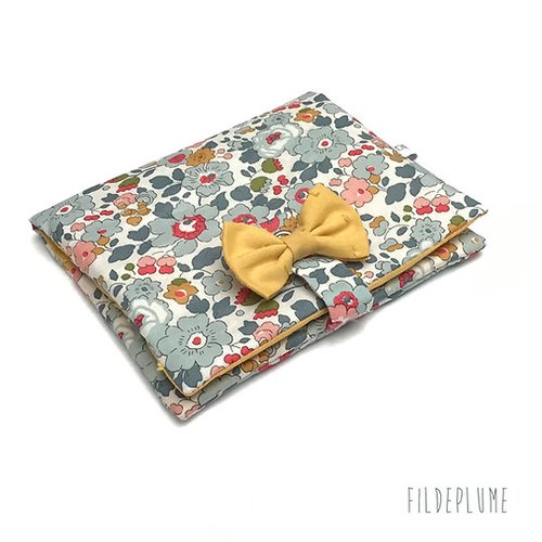 Pochette à barettes en liberty
