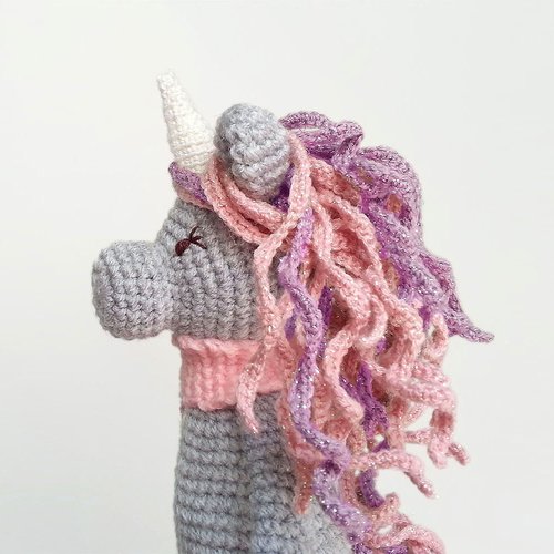 Doudou Licorne Au Crochet Ecologique Cadeau Bebe Amigurumi Peluche Licorne Cadeau De Naissance Fille Et Garcon Un Grand Marche