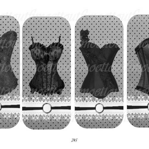 4 marque page digitale corset saint valentin ton gris(envoi mail) 