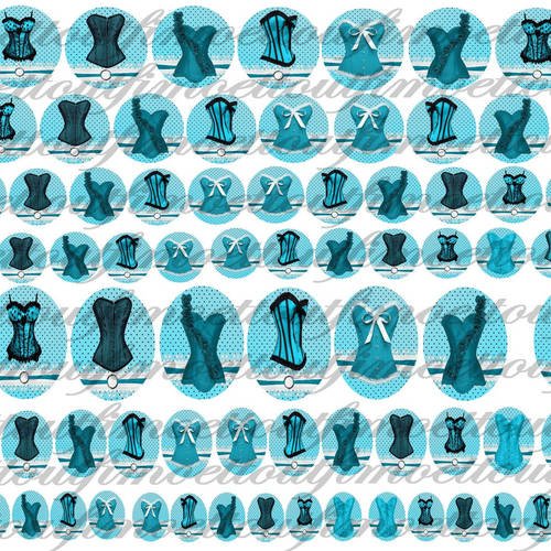42 image (minimum) digitale corset saint valentin ton bleu ciel (envoi mail) 