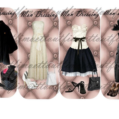 4 marques page digitale mon dressing(envoi mail) 