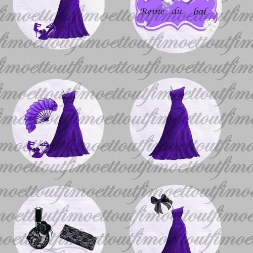 48 images (minimum) digitale glam,reine du bal,robe de soirée, chaussures,violet(envoi mail) 