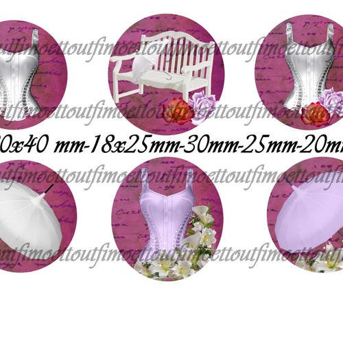 30image digitale cabochon corset blanc et violet (envoi mail) 